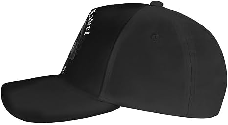 Black Rock Label Baseball Cap Adjustable Sun Hat for Men Women