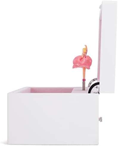 Cottage Garden Musical Jewelry Box with Ballerina 7 Inch