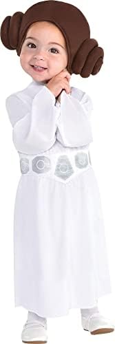 Party City Princess Leia Halloween Costume for Babies 6-12 Months