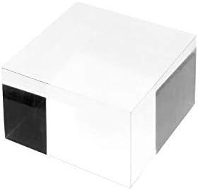 Clear Polished Acrylic Cube Jewelry Display Stand Holder