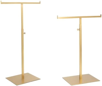 Adjustable Height 2 Pack Jewelry Tower Stand for Necklaces and Handbags