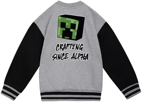 Minecraft Fleece Bomber Jacket and Jogger Pants Set for Kids