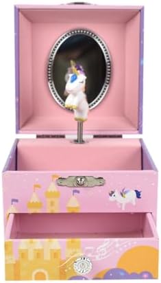 Unicorn Music Box and Jewelry Box for Girls