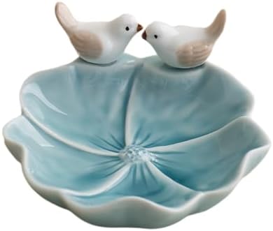 Lotus Ceramic Trinket Dish for Earrings Rings Keys