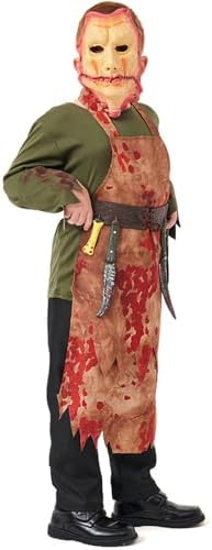 Boys Halloween Costume Set with Belt and Apron 4PCS Suits