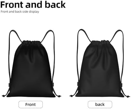 Custom Drawstring Bag with Personalized Logo - Waterproof Gym Backpack
