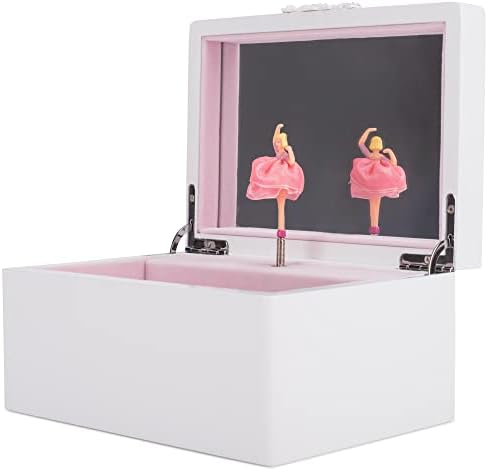 Cottage Garden Musical Jewelry Box with Ballerina 7 Inch