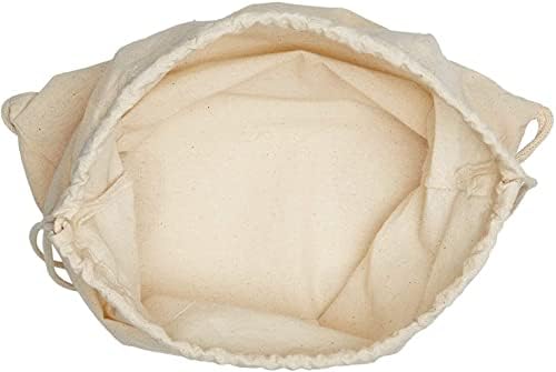 50 Pack Durable Cotton Drawstring Backpack Bags 14 W x 16 H
