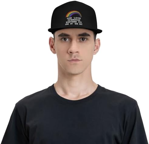 God Loves Everyone LGBT Trucker Hat Adjustable Baseball Cap