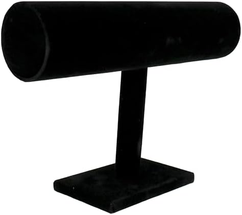 Comelyjewel Set of 2 Black Velvet Bracelet Holder