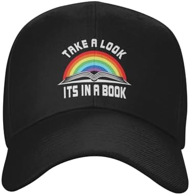 Take A Look Its In A Book Curved Brim Snapback Hat