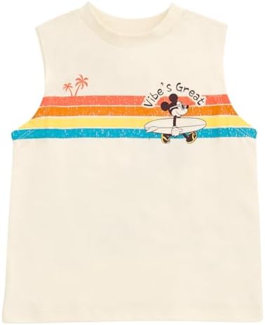 Disney Junior Mickey Mouse Tank Top and Shorts Set for Boys 18M to 14-16 Years