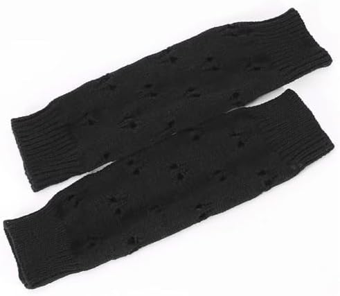 POHADON Ripped Fingerless Arm Warmers for Winter Fashion