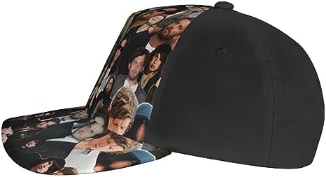 Kings Rock of Music Leon Band Collage Baseball Cap Adjustable Unisex Black