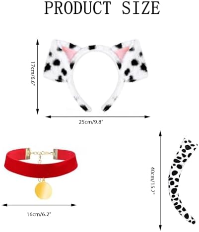 MOMMYS NEW MAN Toddler Girls Dalmatian Costume Outfit