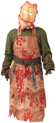 Boys Halloween Costume Set with Belt and Apron 4PCS Suits