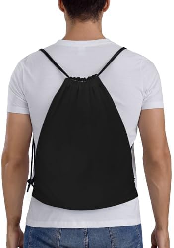 Custom Drawstring Bag with Personalized Logo - Waterproof Gym Backpack