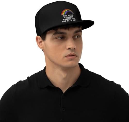 God Loves Everyone LGBT Trucker Hat Adjustable Baseball Cap