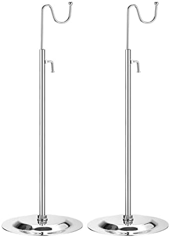 Uxcell 2 Pack Adjustable Handbag Display Stand - Silver