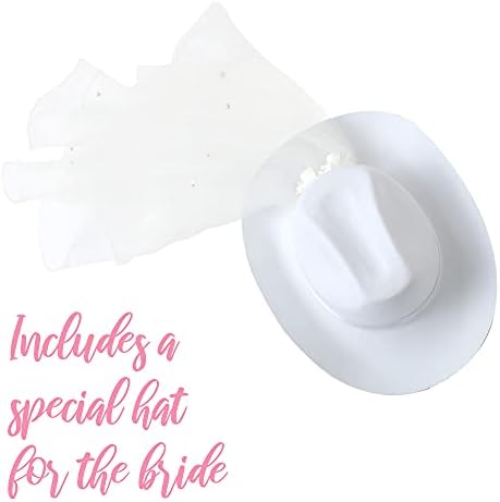 Pop Fizz Designs Bachelorette Cowgirl Hats Set