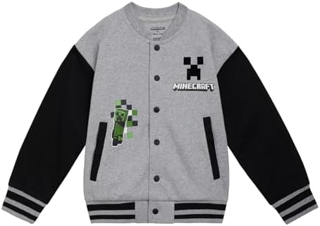 Minecraft Fleece Bomber Jacket and Jogger Pants Set for Kids