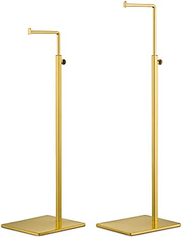 Gold Purse Display Stands 2 Pack Adjustable Height Stand