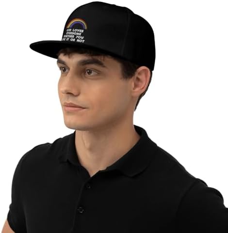 God Loves Everyone LGBT Trucker Hat Adjustable Baseball Cap
