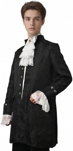 Victorian Lace Jabot and Cuffs Set for Costume Parties