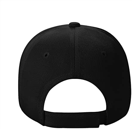 Kiserjens Baseball Cap Adjustable Golf Hats Dad Hat Trucker Caps Hip Hop Hats for Women Men Black