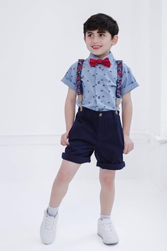 Marvel Spider-Man 4 Piece Outfit Set for Boys
