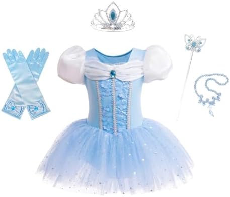Dressy Daisy Ballet Leotard Tutu Dress for Toddler Girls