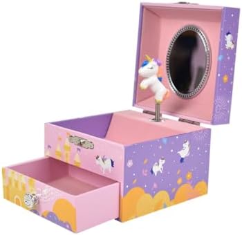 Unicorn Music Box and Jewelry Box for Girls