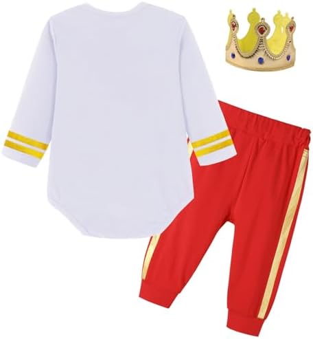 Baby Boys Prince Charming Costume Bodysuit Set
