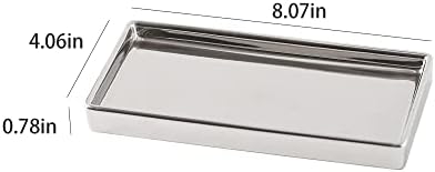 Redelaenor Silver Jewelry Trinket Tray for Home Decor