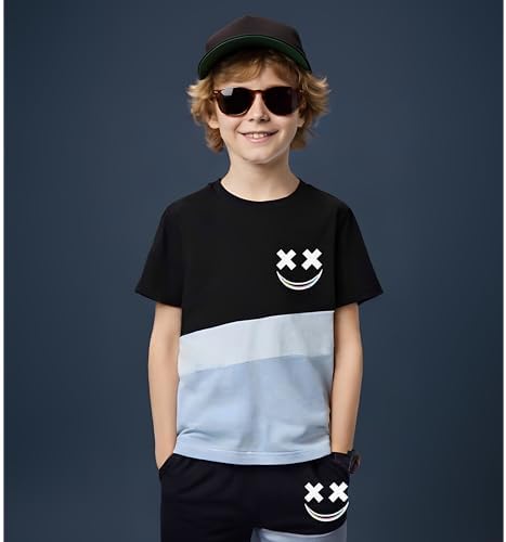Vitalique Boys 6-12 Years Color Block Outfit Set