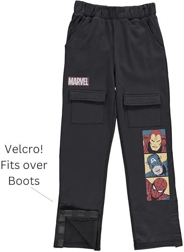Marvel Boys Avengers Adaptive T-Shirt and Cargo Sweatpants Set