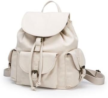 YONBEN Drawstring Backpack Large Capacity Schoolbag Canvas Fashion Bag