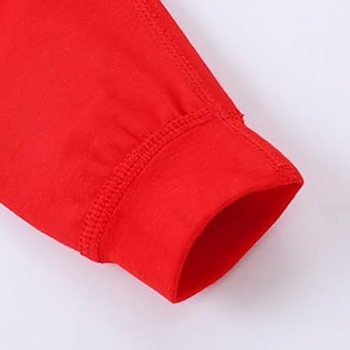Infant Long Sleeve Red Text Print Hoodie and Elastic Waistband Pants Set