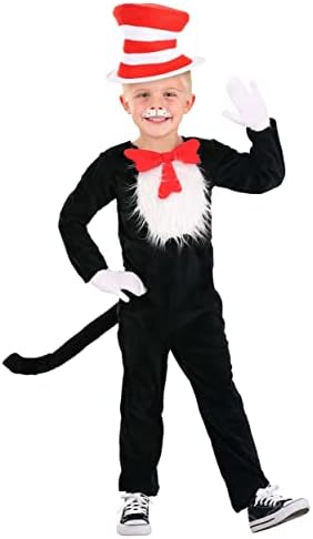 Dr Seuss The Cat in The Hat Deluxe Costume for Toddlers