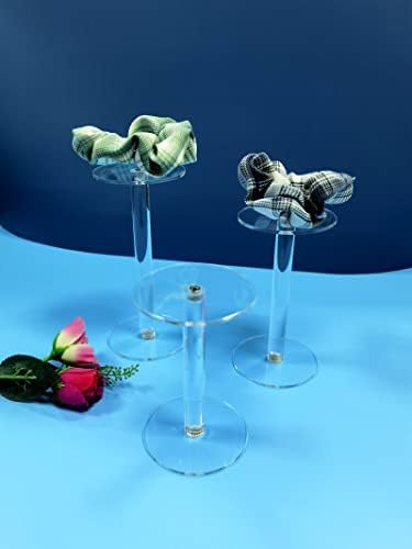 HESIN Acrylic Jewelry Display Riser Set of 3 for Home Decor