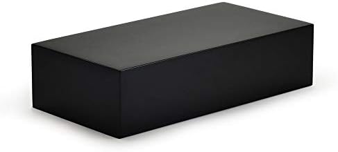 Oirlv Minimalist Jewelry Display Stand Organizer Black Square Holder