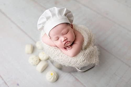 Vemonllas Baby Chef Cap Newborn Photo Props
