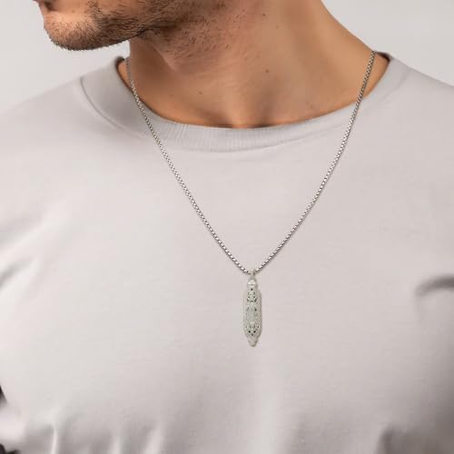925 Sterling Silver Mezuzah Scroll Jewelry Pendant Israel Charm