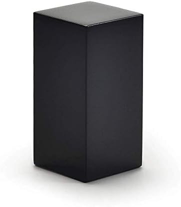 Oirlv Solid Wood Jewelry Display Stand Showcase Organizer Black Square Holder