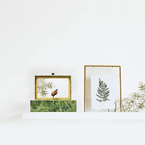 Musical Butterfly Jewelry Box with 3 Pullout Drawers