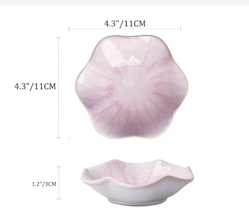 Ceramic Leaf Trinket Dish - 4 Leaf Clover Ring Holder and Lotus Jewelry Tray