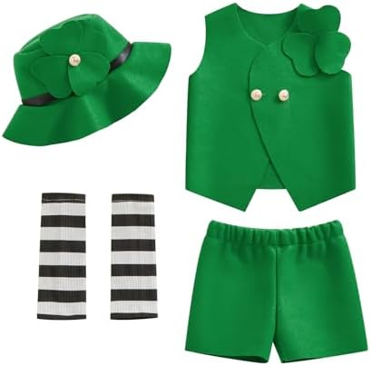 Leprechaun Costume for Baby Girls St Patricks Day Suit