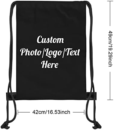 Custom Drawstring Bags With Logo 16x189 Inch Backpack