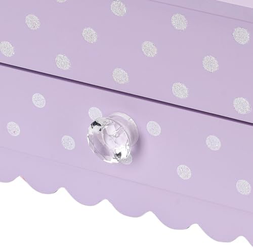 Art Lins Bella Unicorn Musical Jewelry Box Purple