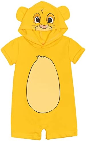 Disney Lion King Hooded Romper for Newborn to 5T Kids